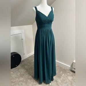 Azazie Deep Teal Gown